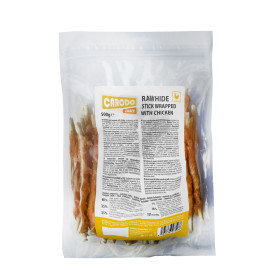 CARODO Dog poch. Kuřecí maso na bůvolí kůži 500g