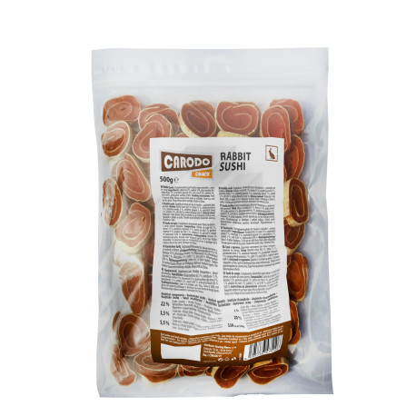 CARODO Dog poch. Králičí sushi 500g