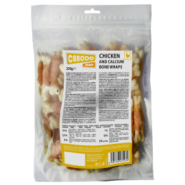 CARODO Dog poch. Kuřecí maso s vápníkovou kostí 250g