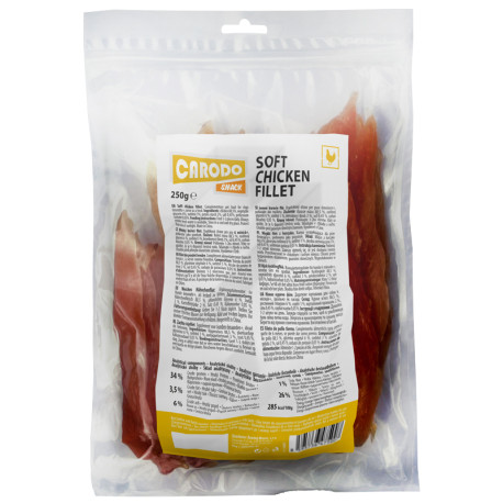 CARODO Dog poch. Měkký kuřecí filet 250g
