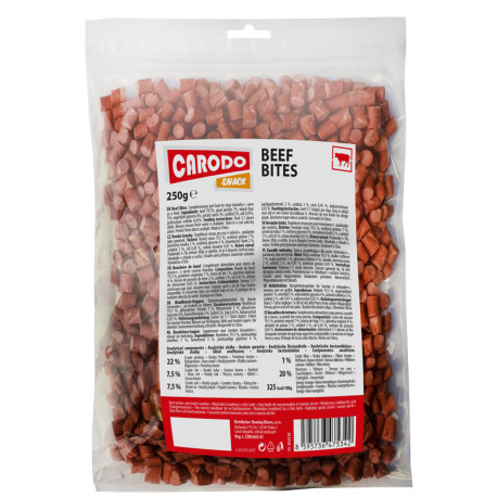 CARODO Dog poch. Hovězí kousky 250g