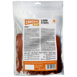 CARODO Dog poch. Jehněčí proužky 250g