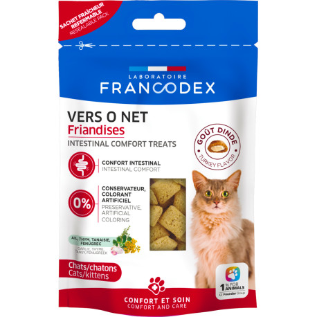 Francodex Pochoutka Intestinal Comfort kočka 65g