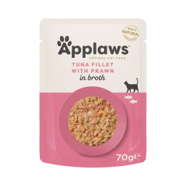 Applaws Cat kapsa Adult Broth tuňák s krevetami 70g