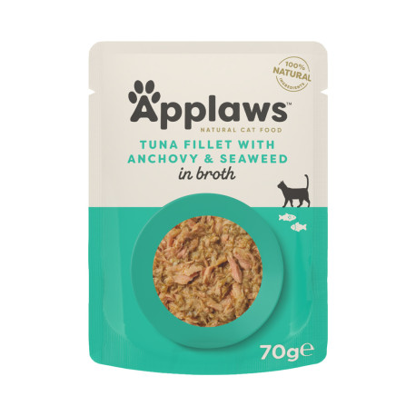 Applaws Cat kapsa Adult Broth tuňák s ančovičkami 70g