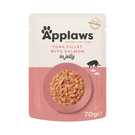 Applaws Cat kapsa Adult Jelly tuňák s lososem 70g