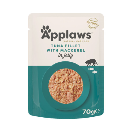 Applaws Cat kapsa Adult Jelly tuňák s makrelou 70g