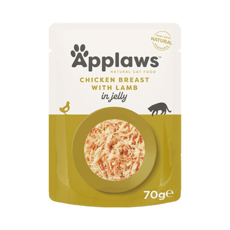 Applaws Cat kapsa Adult Jelly kuř.prsa s jehněčím 70g