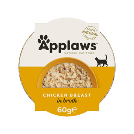 Applaws Cat miska Adult Broth kuřecí prsa 60g