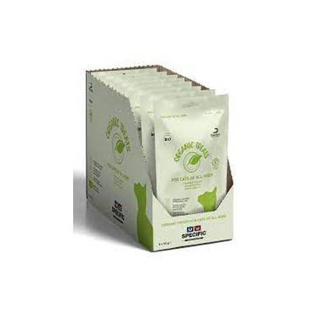 Specific pochoutka FT-BIO Organic Treats 8x50g kočka
