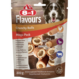 Pochoutka 8in1 Flavours Crunchy Rolls 200g MEGA PACK
