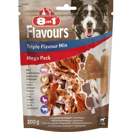 Pochoutka 8in1 Flavours Triple Flav.Mix 200g MEGA PACK