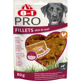 Pochoutka 8in1 Fillets Pro Skin&Coat 80g