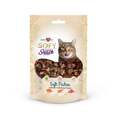 Pochoutka Aiko Cat SOFY Snack Soft Fishes 50g