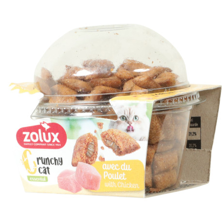 Pochoutka kočka CRUNCHY Kuře Zolux