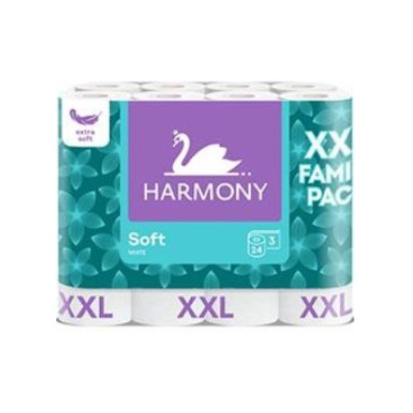 WC toaletní papír Harmony Soft Family Pack 3vrstvý24ks