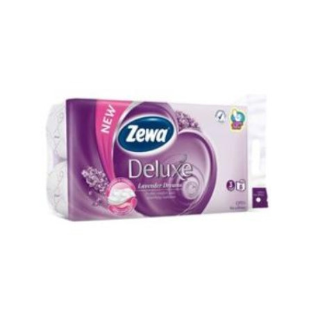 Wc toaletní papír ZEWA Deluxe Aqua Tube Lavende 3V 8ks