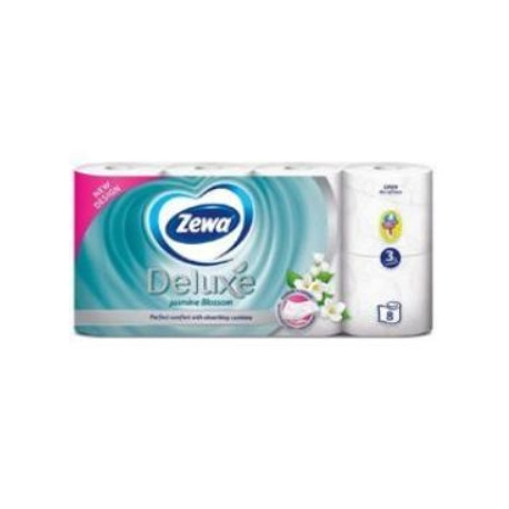 Wc toaletní papír ZEWA Deluxe Aqua Tube Jasmine 3V 8ks