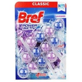 Wc blok Bref 4 Power Aktiv Lavender závěs 3x50g kuličk