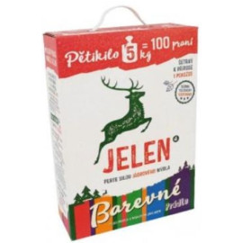 Prací prostředek Jelen mýdlový prášek Color 5kg BOX