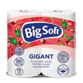 Utěrky kuchyňské papírové Big Soft Gigant 2ks