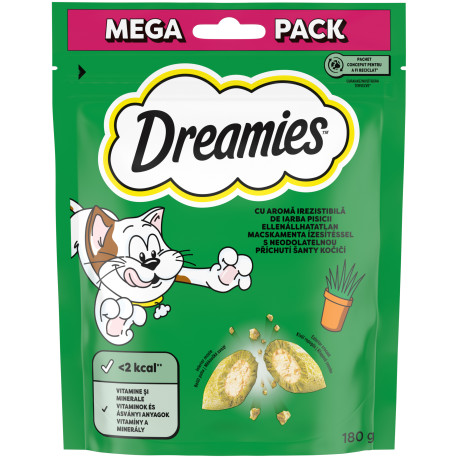 Dreamies kočka pochoutka s catnipem 180g