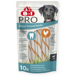 Pochoutka 8in1 Pro Dental Twisted Sticks 10ks