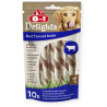 Pochoutka 8in1 Delights Beef Twisted Sticks 10ks