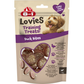 Pochoutka 8in1 Lovies Training Treats Duck Bites 90g