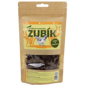 Pochoutka ZUBÍK Výcvik. kuřecí se spirulinou 180g