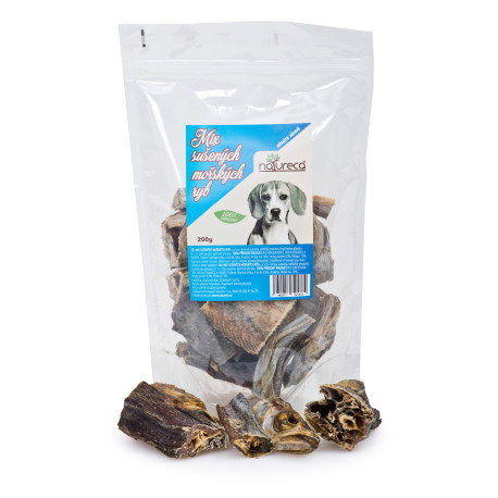 NATURECA pochoutka Mix mořských ryb sušené 200g