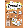 Dreamies kočka pochoutka Creamy s kuřecím 4x10g