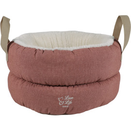 Pelech koš NOMÁD ELLA 44cm růžová Zolux