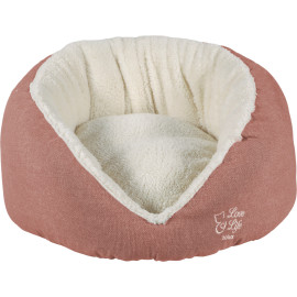 Pelech koš SRDCE ELLA 48cm růžová Zolux