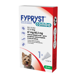 Fypryst combo spot-on 67/60,3mg pes malý 1 pip