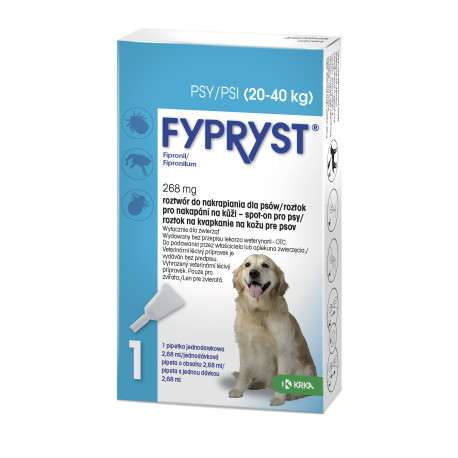 Fypryst Spot-on Dog L sol 1x2,68ml (20-40kg)