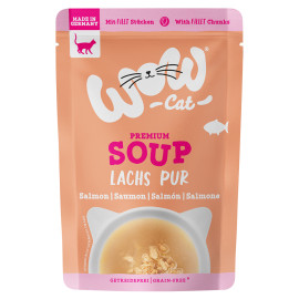 WOW Cat kapsa Adult Soup lososová polévka 40g