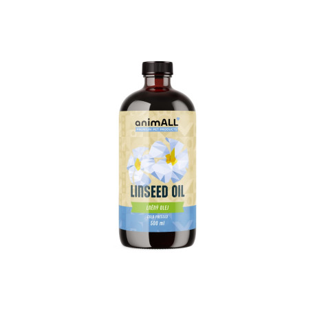 animALL Lněný olej 500ml