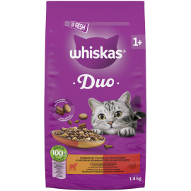 Whiskas Dry DUO jehněčí a krůtí 1,4kg