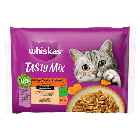 Whiskas kapsa Tasty Mix Country Collection 4x85g