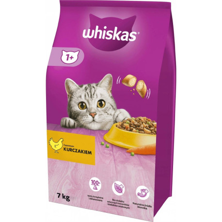 Whiskas Dry s kuřecím masem 7kg