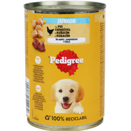 Pedigree konz. Can Junior kuřecí v želé 400g
