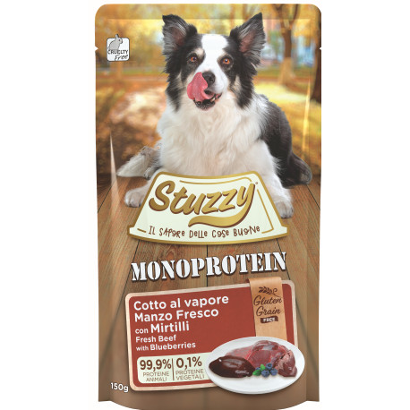 Stuzzy Dog kapsa Monopr. Hovězí s borůvkama paté 150g
