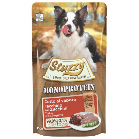Stuzzy Dog kapsa Monoprotein Krůtí s cuketou paté 150g
