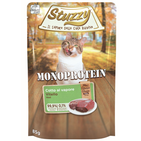 Stuzzy Cat kapsa Monoprotein Telecí paté 85g
