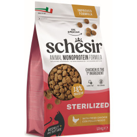 Schesir Cat Animal Monoprotein Sterilized kuřecí 1,5kg