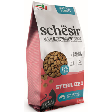 Schesir Cat Animal Monoprotein Sterilized rybí 10kg