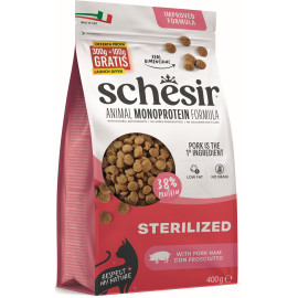 Schesir Cat Animal Monoprotein Sterilized šunka 400g