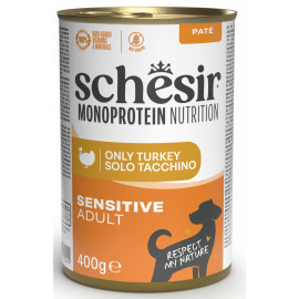 Schesir Dog konz.Monoprotein Krůtí paté 400g