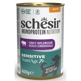 Schesir Dog konz.Monoprotein Senior Divočák paté 400g